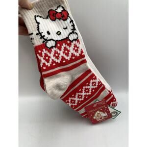 Hello Kitty 2025 Christmas Socks Womens 5 Pairs Size 4-10 NEW